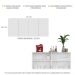 Aparador Buffet 4 portas Multimóveis Veneza FG3555 Branco