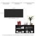 Aparador Buffet 4 portas Multimóveis Veneza FG3555 Preto