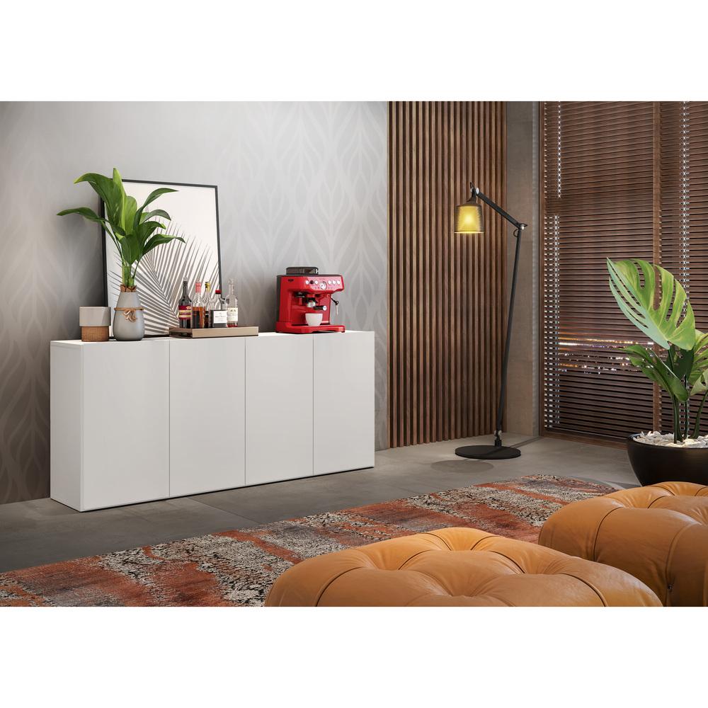 Aparador Buffet 4 portas Veneza Multimóveis Branco