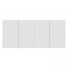 Aparador Buffet 4 portas Veneza Multimóveis V3555 Branco
