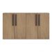 Aparador Buffet 4 portas Viena Multimóveis V3604 Rustic/Preto