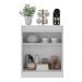 Aparador Buffet 60cm 2 Portas com Chave Multimóveis CR50099 Branco