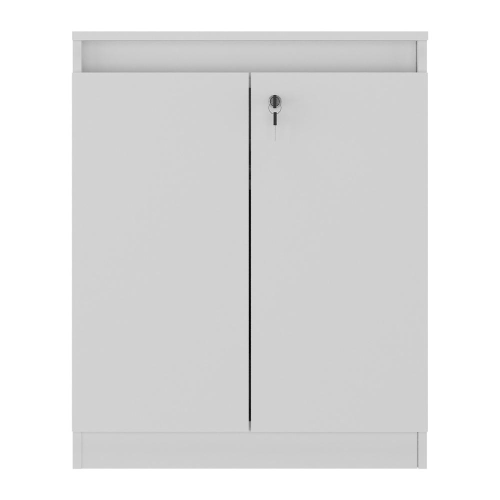 Aparador Buffet 60cm 2 Portas com Chave Multimóveis CR50099 Branco