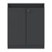 Aparador Buffet 60cm 2 Portas com Chave Multimóveis CR50099 Preto