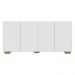 Aparador Buffet Multimóveis Veneza 4 Portas FG3557 Branco/Natural