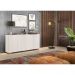 Aparador Buffet Multimóveis Veneza 4 Portas FG3557 Branco/Natural