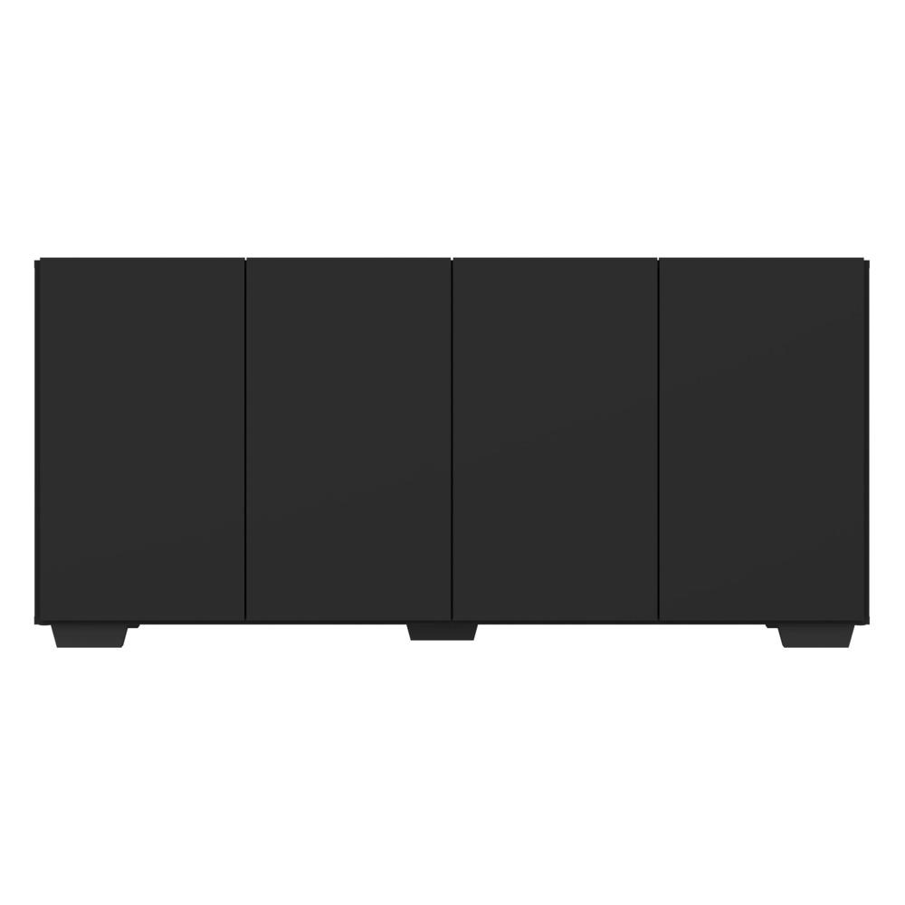 Aparador Buffet Multimóveis Veneza 4 Portas FG3557 Preto