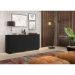 Aparador Buffet Multimóveis Veneza 4 Portas FG3557 Preto