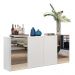 Aparador Buffet com Espelho Multimóveis Vegas FG3561 Branco