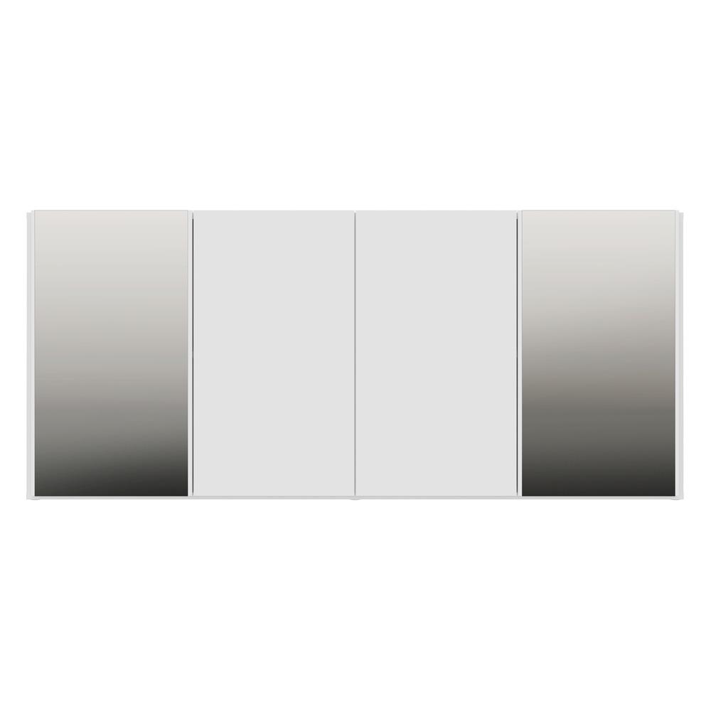 Aparador Buffet com Espelho Multimóveis Vegas FG3561 Branco