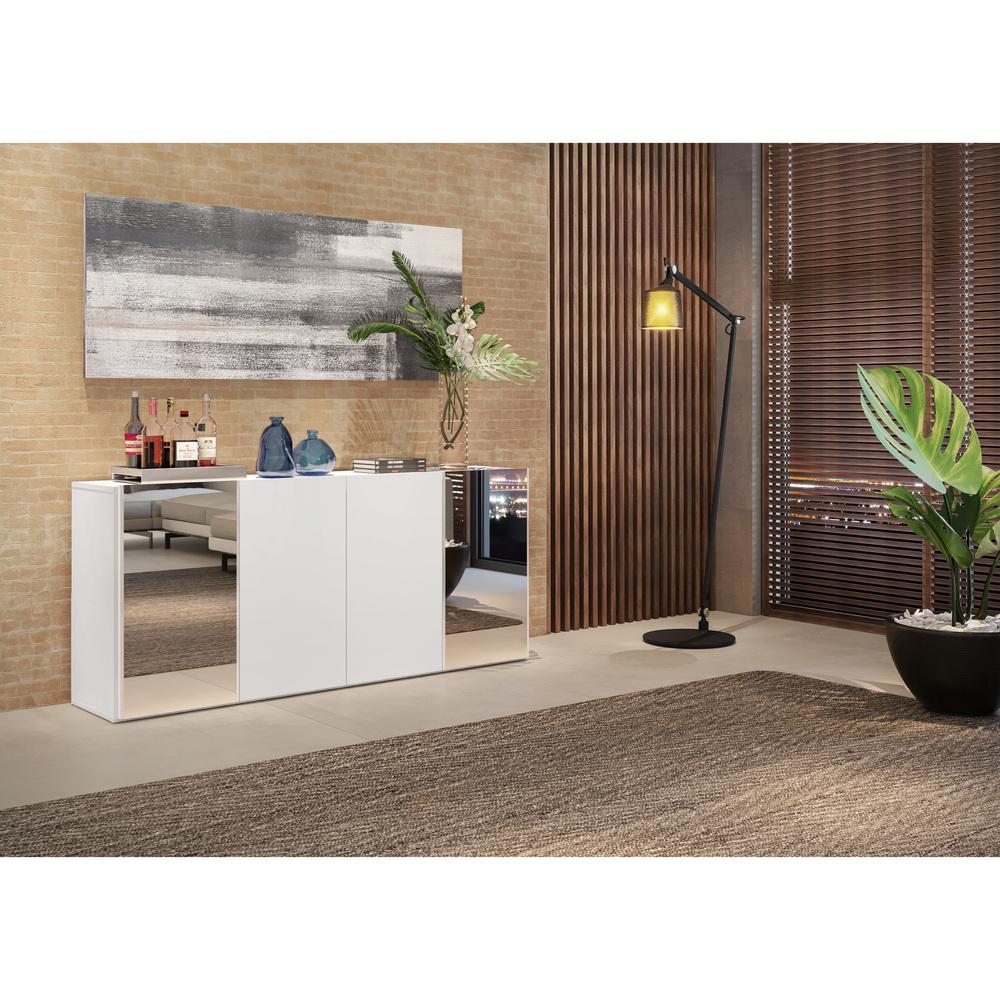 Aparador Buffet com Espelho Multimóveis Vegas FG3561 Branco