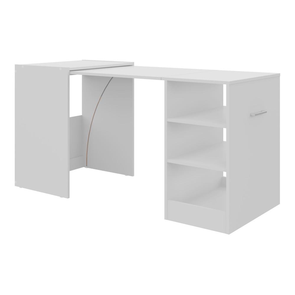 Aparador com Mesa Dobrável Multimóveis Cantinho do Café Ibiza FG1001 Branco