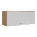 Armário Aéreo 80cm com 1 Porta Basculante Paris Multimóveis MP2187 Rustic/Branco