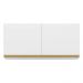 Armário Aéreo Cozinha 120 cm 2 Portas Veneza GW Multimóveis Branco