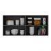 Armário Aéreo Cozinha 120 cm 2 Portas Veneza Multimóveis MP3682.895 Preto
