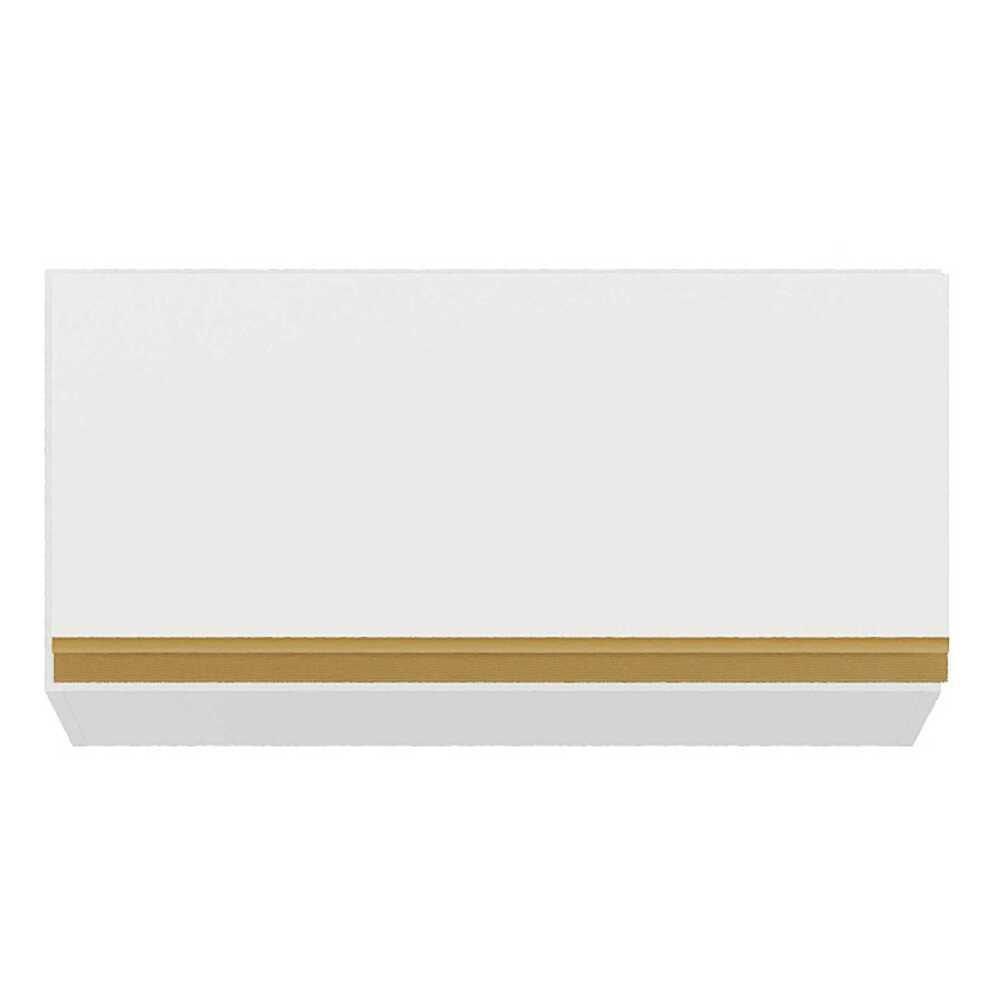Armário Aéreo Cozinha 70 cm 1 Porta Basculante Veneza GW Multimóveis Branco