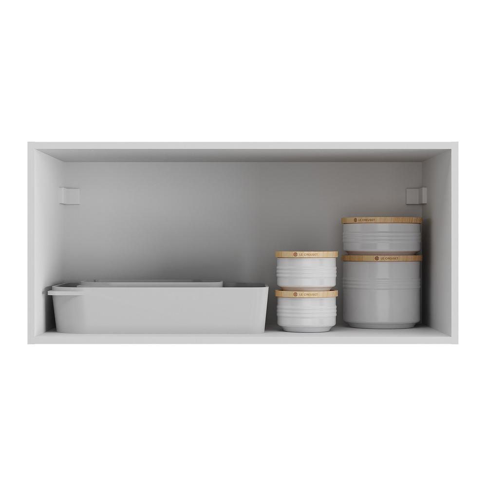 Armário Aéreo Cozinha 70 cm 1 Porta Basculante Veneza Multimóveis MP3681.891 Branco