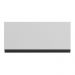 Armário Aéreo Cozinha 70 cm 1 Porta Basculante Veneza Multimóveis MP3681.964 Branco/Preto