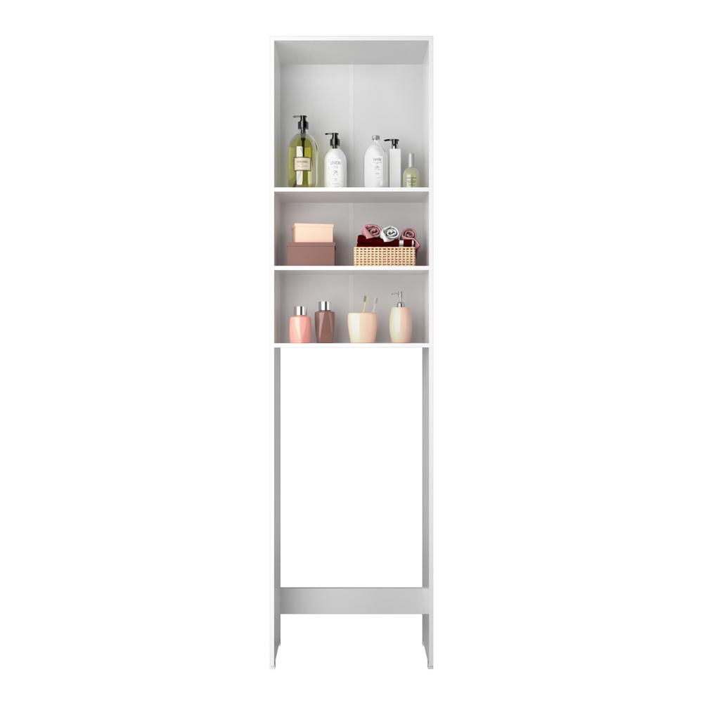 Armário Banheiro p/ Vaso Sanitário com 2 portas Aspen Multimóveis Branco