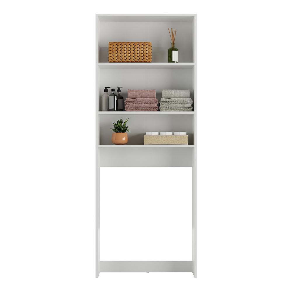 Armário Banheiro para Vaso Sanitário Multimóveis Nina 2 Portas FG5012 Branco