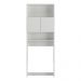 Armário Banheiro para Vaso Sanitário Multimóveis Nina 2 Portas FG5012 Branco