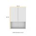 Armário Banheiro/Lavanderia com 2 portas Aspen Smart Multimóveis Branco