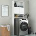 Armário Lavanderia 2 Portas Multimóveis Nina FG5013 Branco