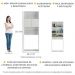 Armário Lavanderia 2 Portas Multimóveis Nina FG5013 Branco