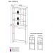 Armário Lavanderia 2 Portas Multimóveis Nina FG5013 Branco
