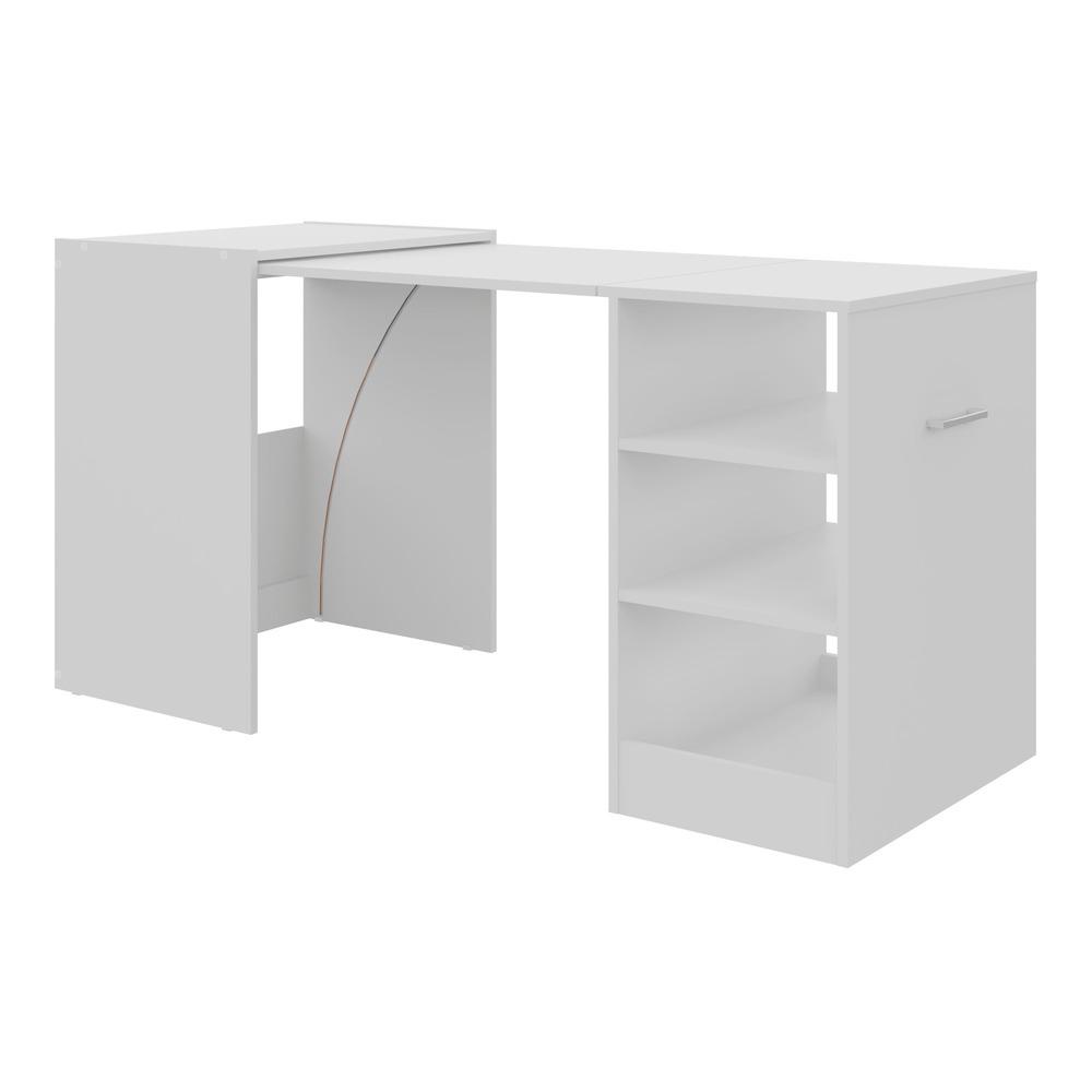 Armário Lavanderia / Mesa Dobrável Ibiza Multimóveis Branco