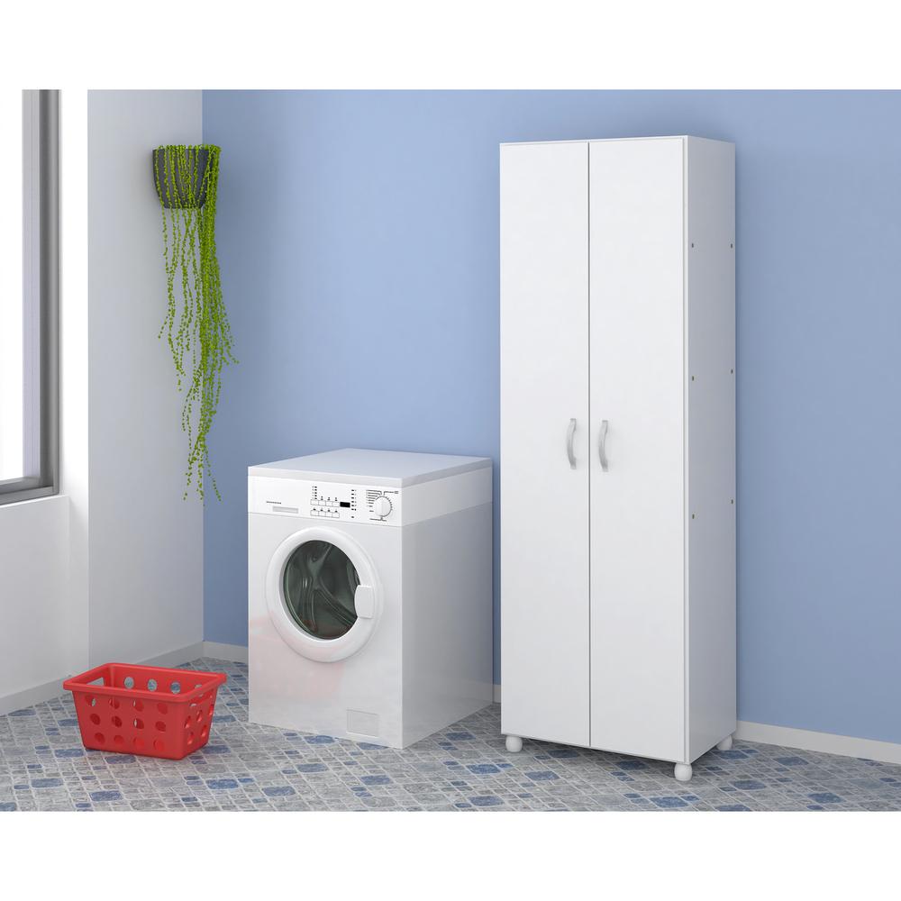 Armário Lavanderia Multiuso Multimóveis FG6172 Branco