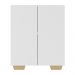 Armário Lavanderia com 2 Portas Multimóveis MP5023 Branco/Natural