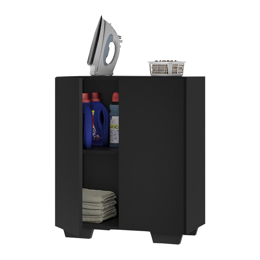 Armário Lavanderia com 2 Portas Multimóveis MP5023 Preto