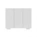 Armário Lavanderia com 3 Portas 90 cm Multimóveis MP5034 Branco