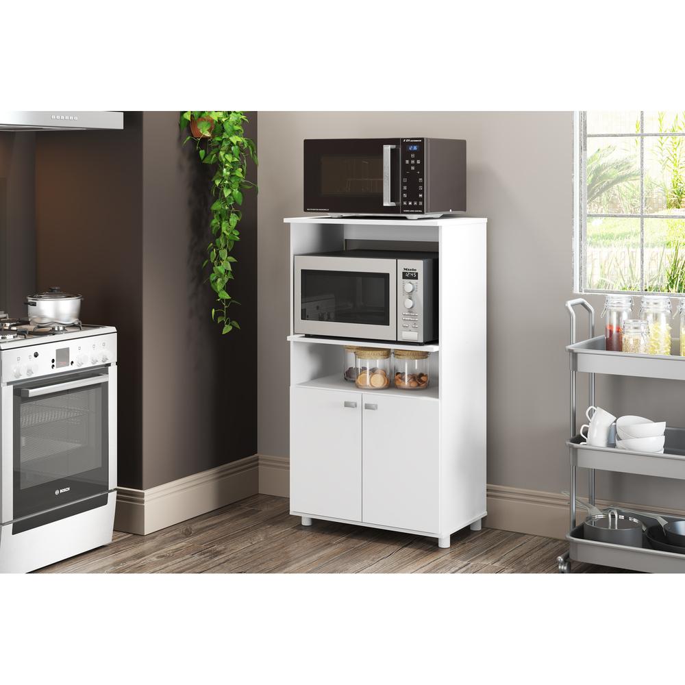 Armário Multimóveis Multiuso para Forno e Microondas Branco REF.6148G