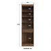 Armário Multiuso de Lavanderia 2 Portas Multimóveis CR35264 Castanho/Nude