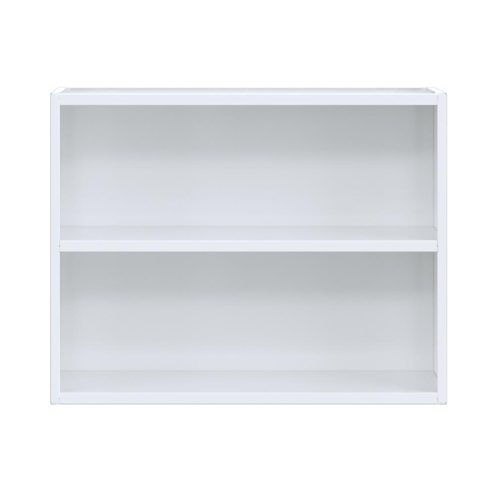 Armário de Banheiro Aéreo de Aço com Espelho e 2 Portas Multimóveis CR10142 Branco
