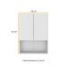 Armário de Banheiro com 02 Portas Multimóveis FG3044 Branco