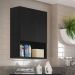Armário de Banheiro/Lavanderia com 02 Portas Multimóveis FG3044 Preto