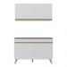 Armário de Compacta 2 peças Veneza Multimóveis MP2141.156 Branco