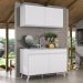 Armário de Compacta 2 peças Veneza Multimóveis MP2141.891 Branco