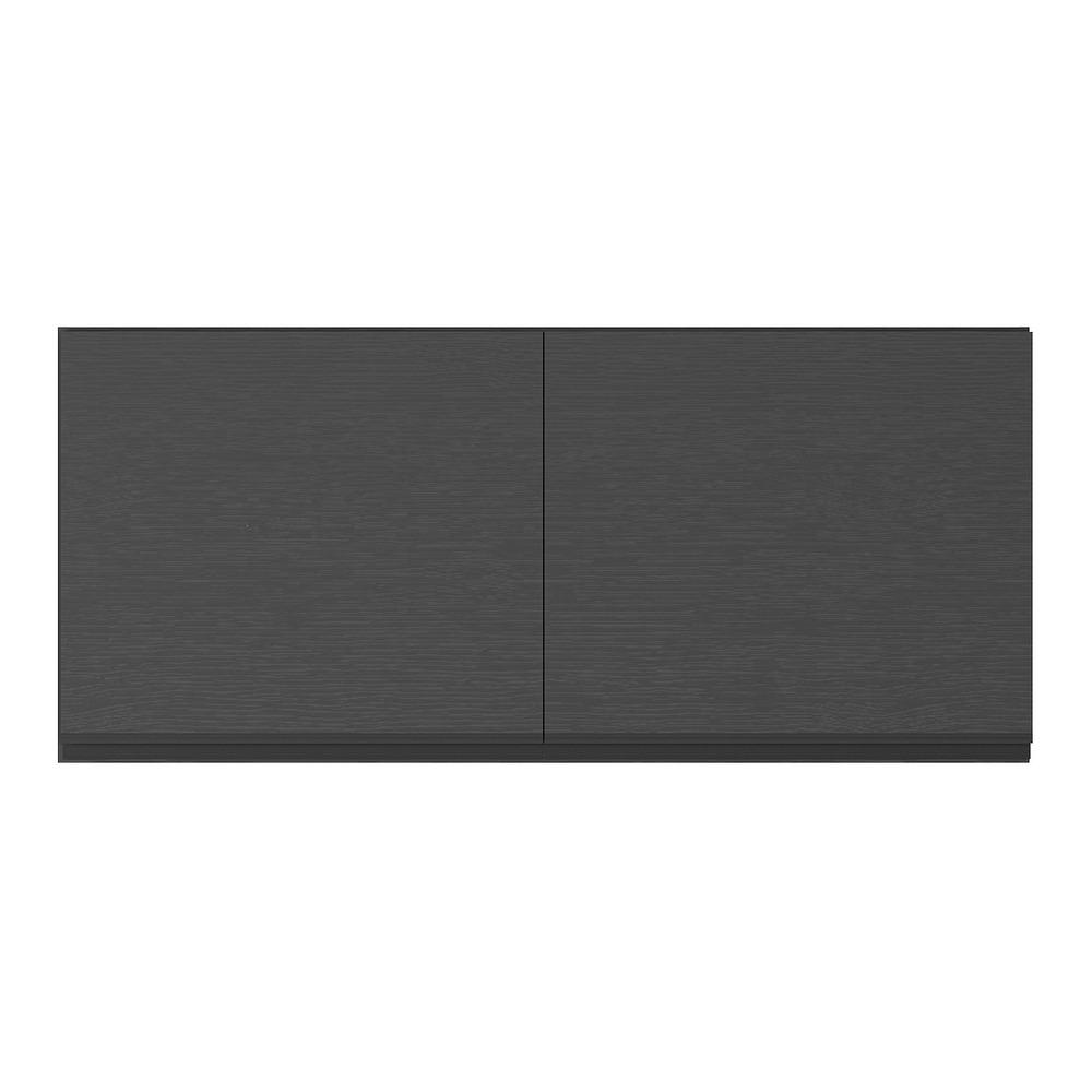 Armário de Cozinha Aéreo 120cm 2 Portas Veneza Multimóveis V3682 Preto