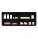 Armário de Cozinha Aéreo 120cm 2 Portas Vidro Veneza Multimóveis V3683 Preto/Dourado