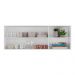 Armário de Cozinha Aéreo 150 cm 2 Portas Veneza Multimóveis MP3741.964 Branco/Preto