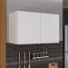 Armário de Cozinha Aéreo 2 Portas Multimóveis MP2154 Branco