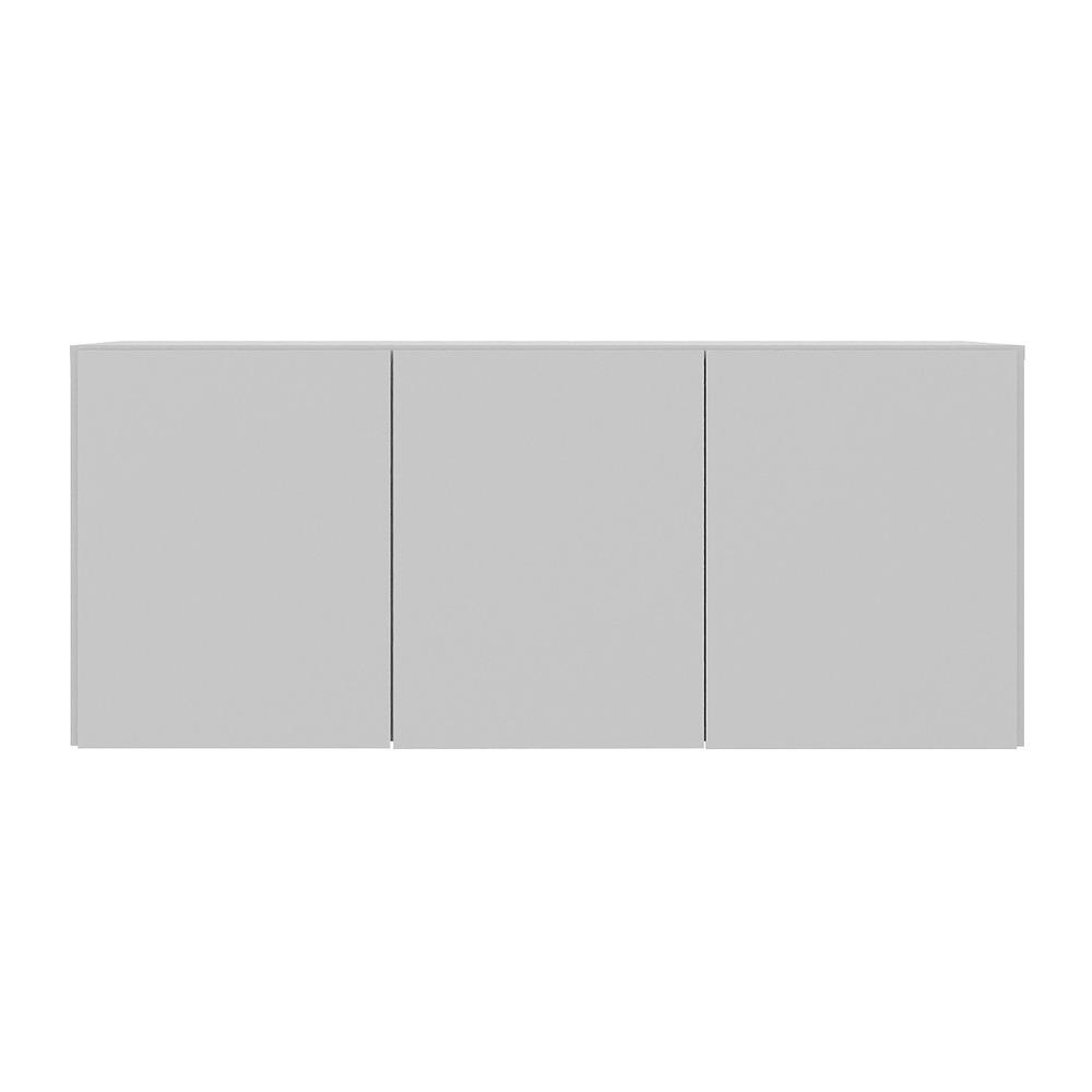Armário de Cozinha Aéreo 3 Portas Multimóveis MP2155 Branco