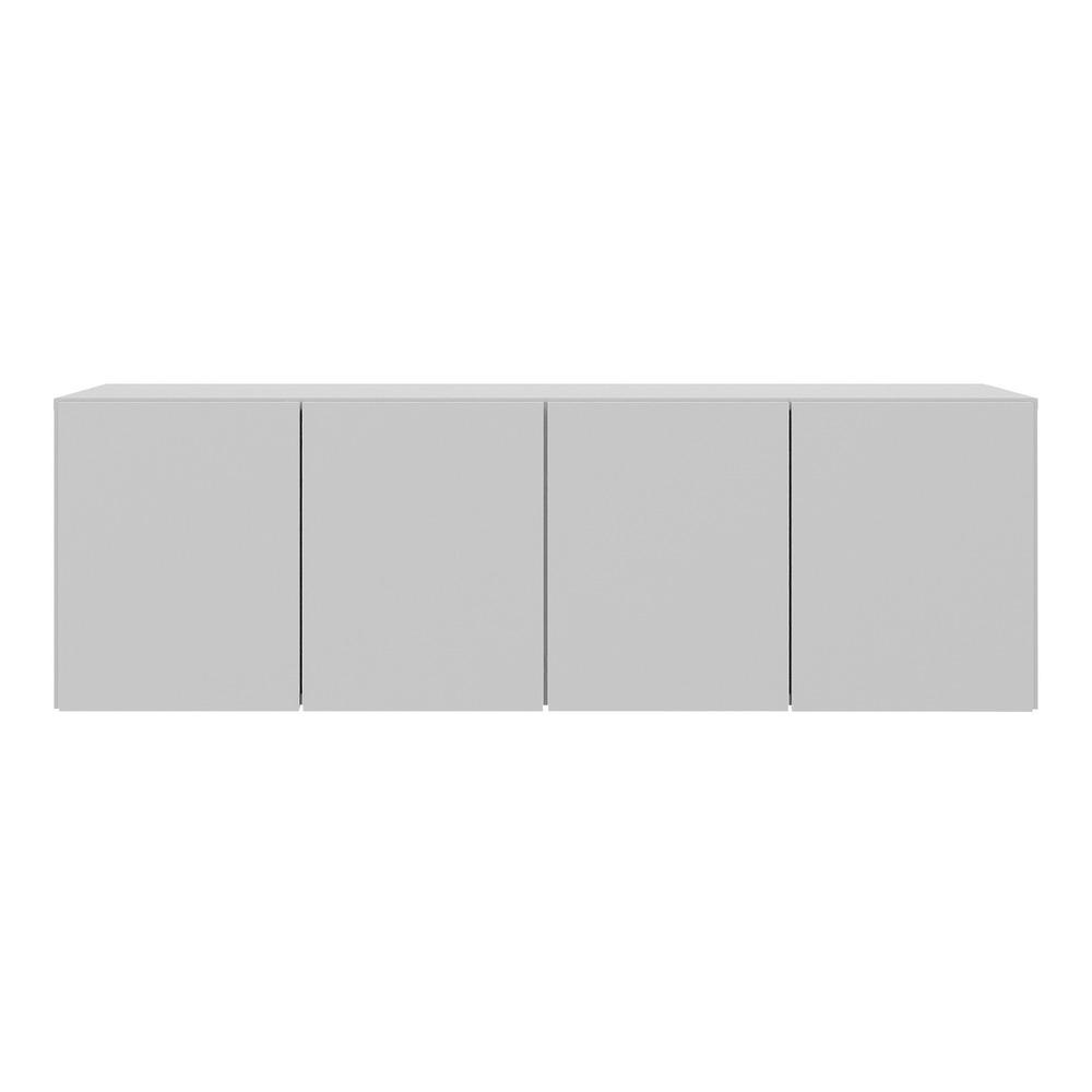 Armário de Cozinha Aéreo 4 Portas Multimóveis MP2156 Branco