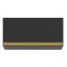 Armário de Cozinha Aéreo 70cm 1 Porta Basculante Veneza Multimóveis V3681 Preto/Dourado