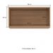 Armário de Cozinha Aéreo 70cm com 1 Porta Basculante Havana Multimóveis CR20307 Rovere