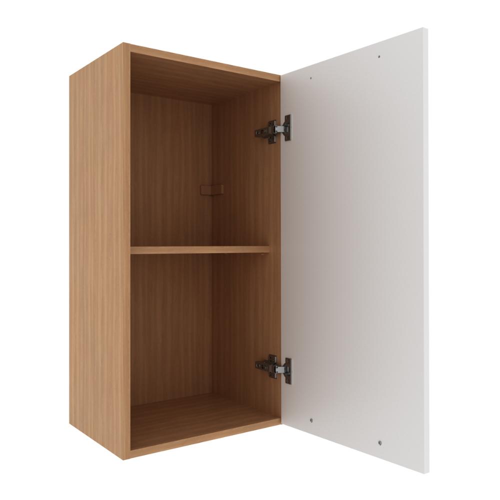 Armário de Cozinha Aéreo com 1 Porta 40cm Multimóveis CR20416 Freijó/Branco